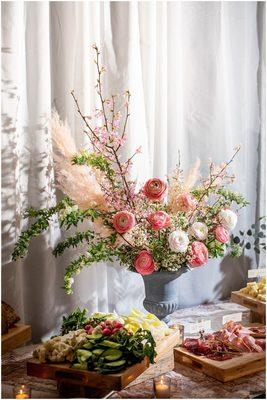 Floral Focal Point Decor by Flying Little Bird