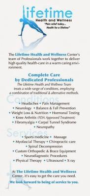 Chiropractic, Physical Therapy, Massage, Physical Medicine, Weight Loss