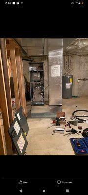 Building the new heat pump air handler