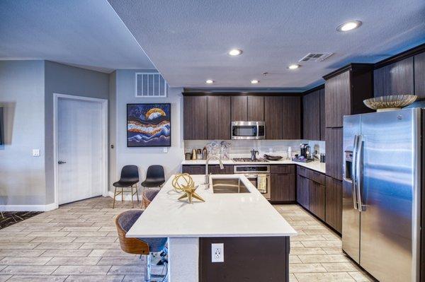 Leasing Center Kitchen