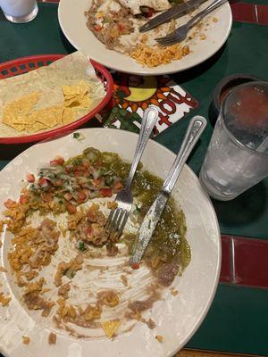 ABSOLUTELY DEMOLISHED BURRITO VERDE.