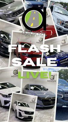 Flash Sale Alert!  Unbeatable deals on 44 amazing vehicles! Don't miss your chance to drive home your dream car today!