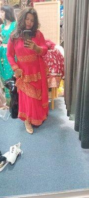 3 piece Red Lehenga Suit