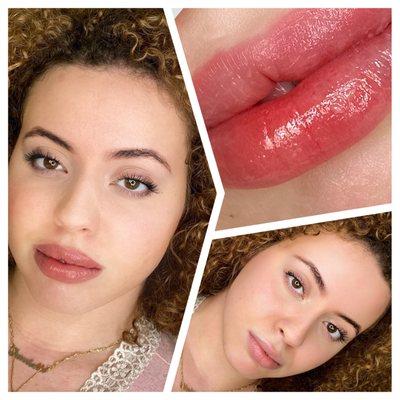 Lip blush semipermanent make up