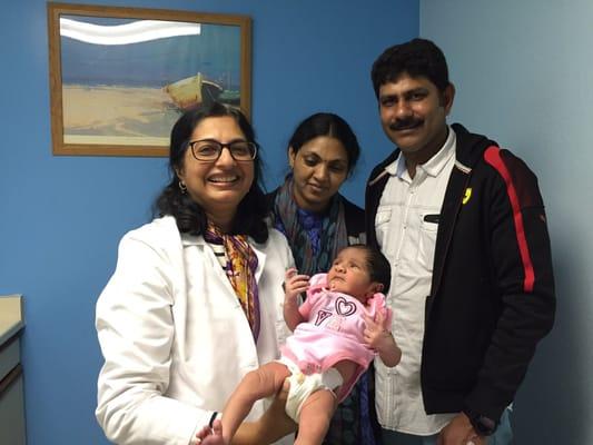 Dr. Parekh loves taking care of all patients - big and small!