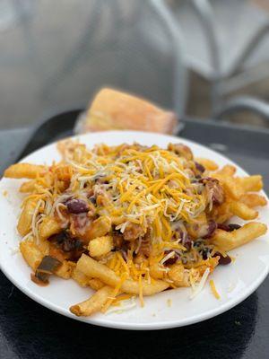 Tri tip chili cheese fries