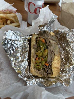 Italian Beef Combination Sandwich