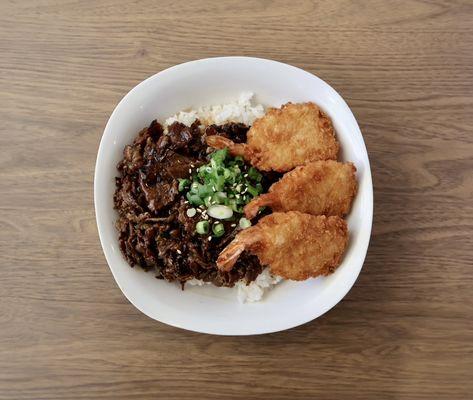 Beef & Shrimp bowl