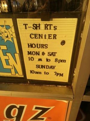 Their hours