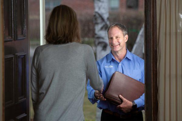 Lifeway Mobility consultant arriving at home for free assessment