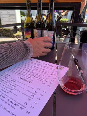 Wine tasting in Morro Bay.