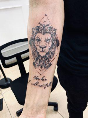 Lion tattoo