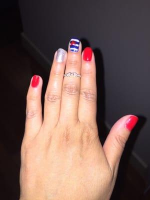 4th of july nails!