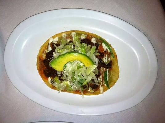 This is one of their delisious sopes la COSINITA awesome food