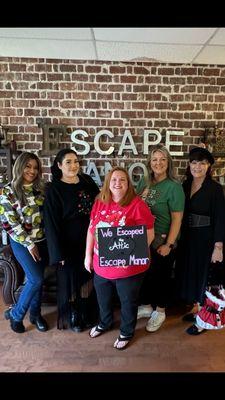 We escaped!!