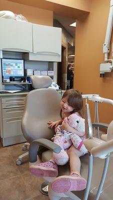 I took my 2-yr-old Granddaughter for her first dental checkup and she loved it! She'll be a patient at Jasper Dental for a long time!