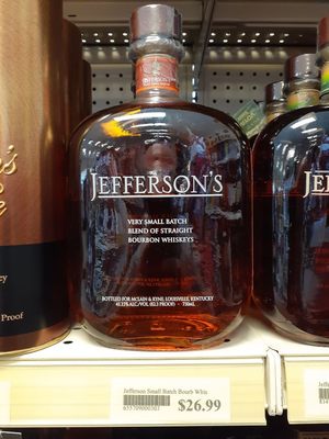 Jefferson bourbon on sale