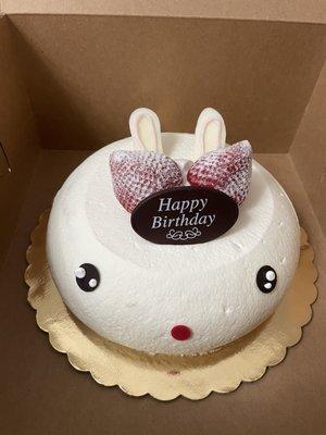 Bunny birthday cake