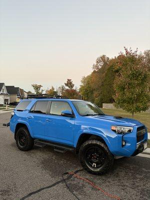 TRD 4Runner in for a basic exterior wash