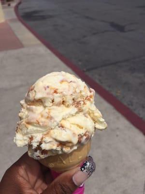 Pecan Praline on a cone