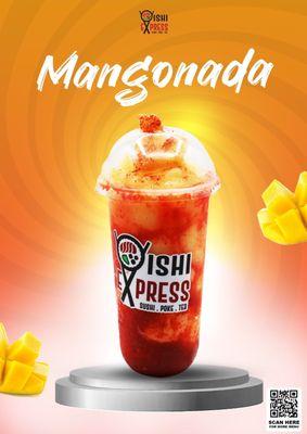 Mangonada drink -spicy and sweet!