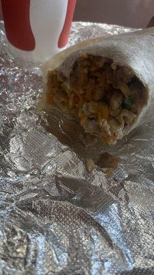 Burrito w/chicken