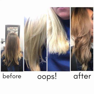 Color Correction and Olaplex