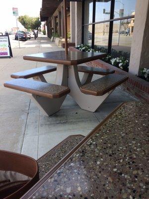 Outdoor seating