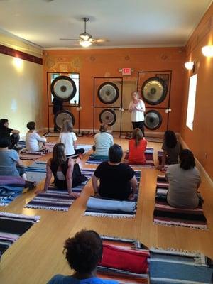 Shakti offers many unique programs such as Gong Healing Meditations.