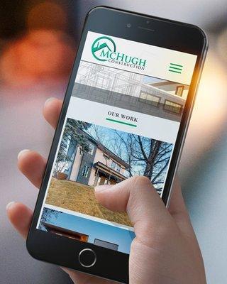 construction company web design