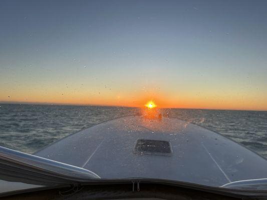 Heading out on the Dirty Boat