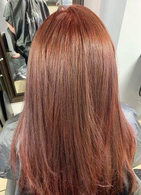 Copper hair