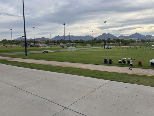 Soccer fields