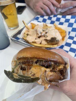 Jalapeño Beyond Burger & Mineshaft Fries