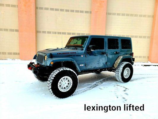 4 inch suspension lift on jeep wrangler