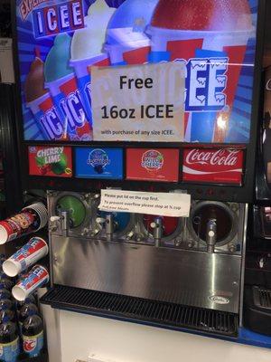 Get your free icee