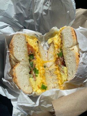 Bacon, egg and cheese