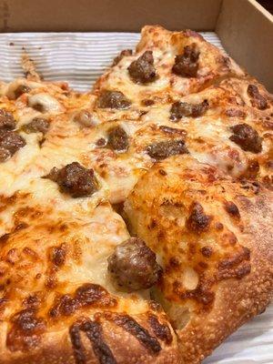 Sausage pizza