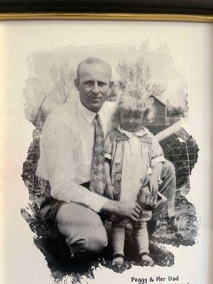 Charles William McLain, with his daughter, Margaret, "Peggy " McLain-Fearing, Mother.  Cheers,  Mark F.