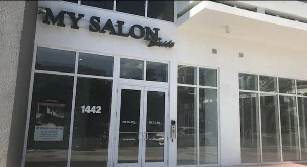 We are located in "My Salon Suites"