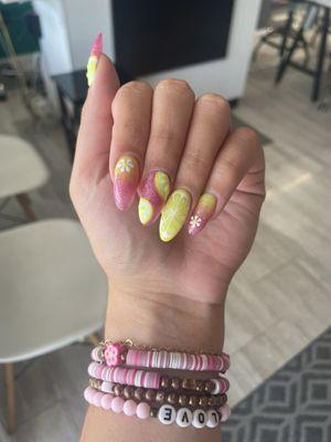 Acrylic nail design