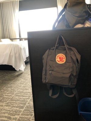 Marriott @ airport: little details such as bag hooks are key