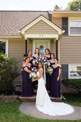 Erica & bridesmaids - McCann Wedding