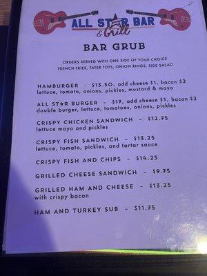 Bar Grub