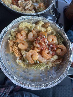 Shrimp pasta diablo