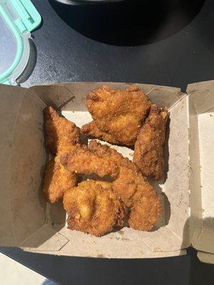 Chicken tenders..... More like nuggets. Not worth $7