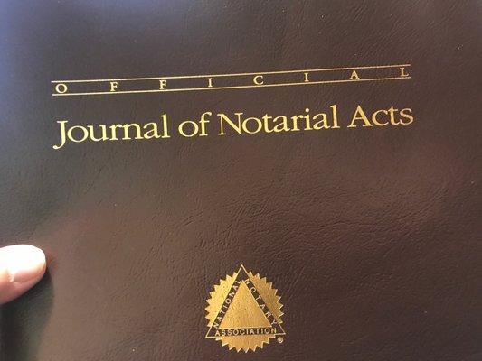 California Notary Journal