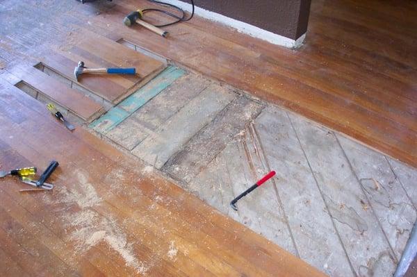 Repairing an Old Floor