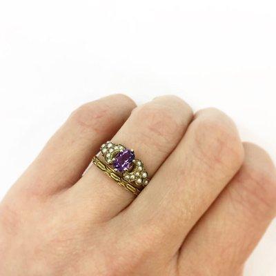 Looking for a non-Diamond Engagement Ring? Come into our shop and browse our Vintage Gemstone Engagement Rings and Vintage Wedding Bands.