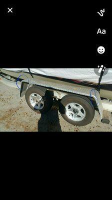 2013 trailer with a G3 boat , model HP200